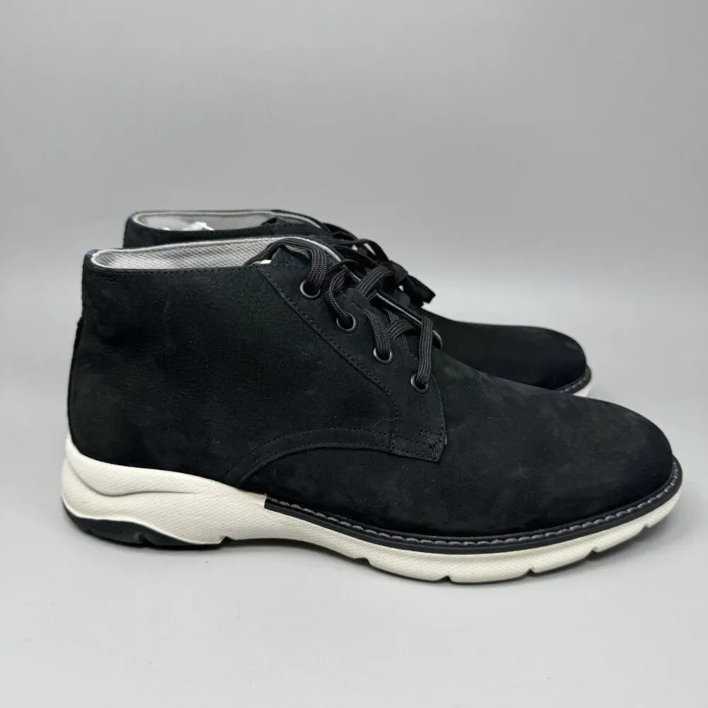 Florsheim Mens Frenzi Black Lace-Up Chukka Boots 8M  New